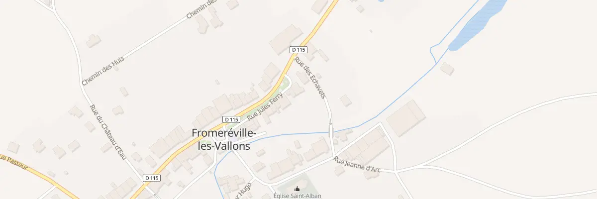 Plan du 10 Rue Jules Ferry à Fromeréville-les-Vallons