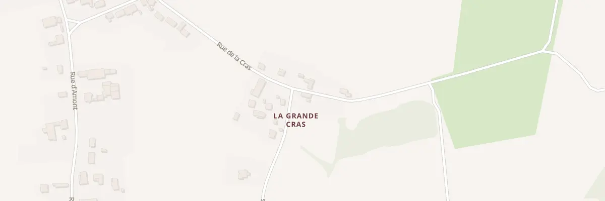 Plan du 16 Rue de la Cras à Échenon