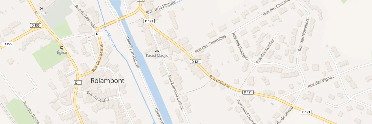 Plan du 14 Rue d’Alsace à Rolampont
