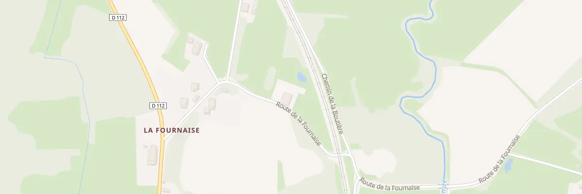 Plan du 255 Rte de la Fournaise à Frontenaud