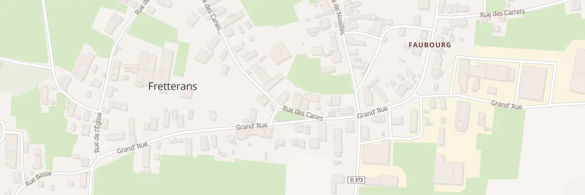 Plan du 4 Rue des Canes à Fretterans