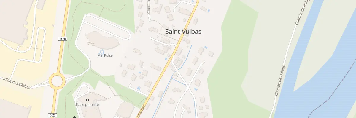 Plan du 1195 Rue Claires Fontaines à Saint-Vulbas