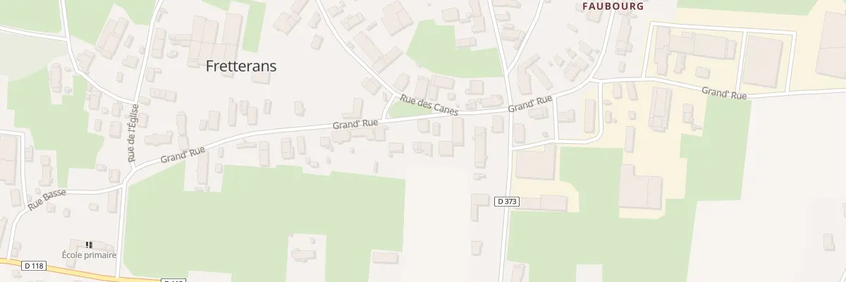 Plan du 16 Gr Grand Rue à Fretterans