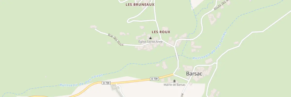 Plan du 19 Rue des Roux à Barsac