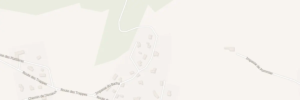 Plan du 233 Che de la Gouille aux Éparres