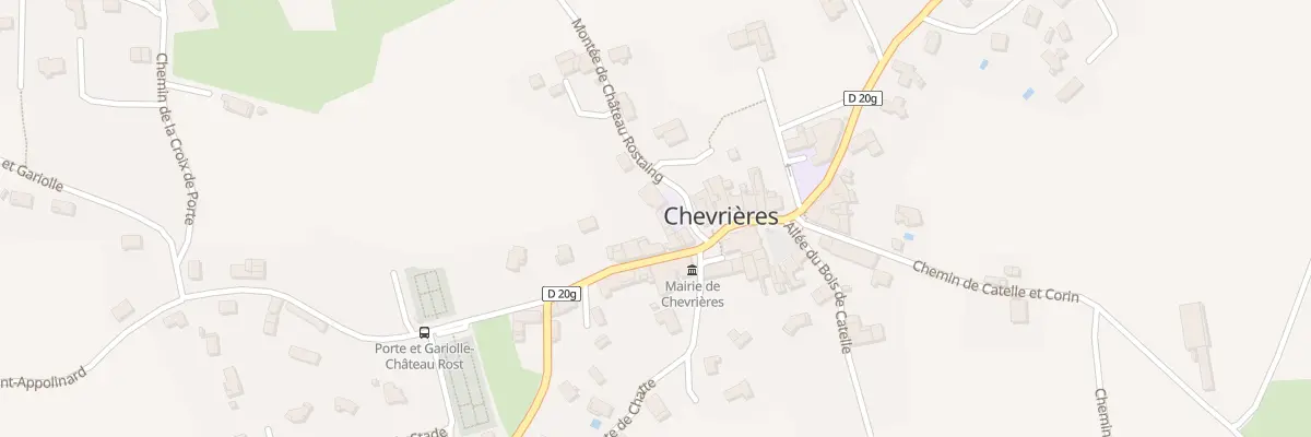 Plan du 20 Rte de Chatte à Saint-Vérand