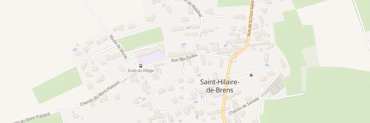 Plan du 127 Rue des Ecoles à Saint-Hilaire-de-Brens