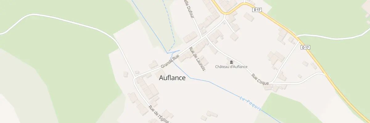 Plan du 8 Grande Rue à Auflance