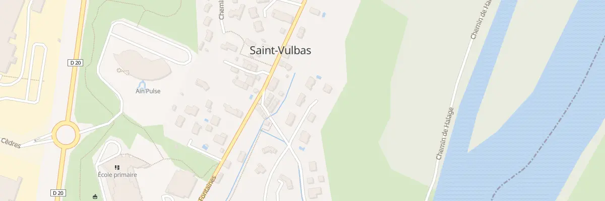 Plan du 3 Lot Claires Fontaines à Saint-Vulbas