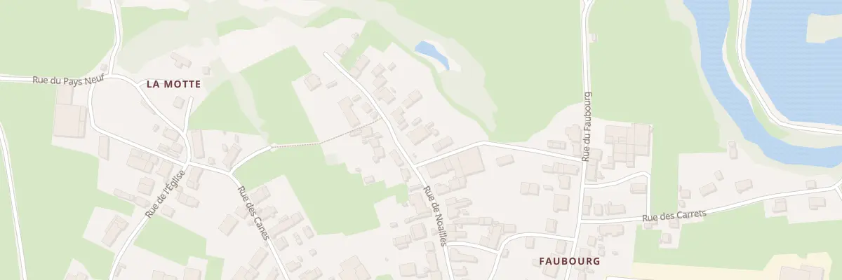 Plan du 16 Rue de Noailles à Fretterans
