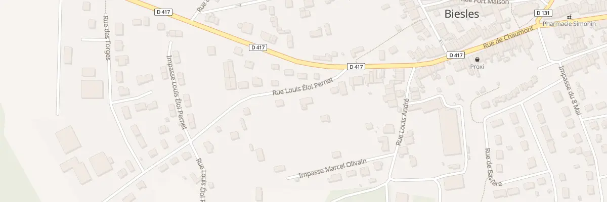 Plan du 5 Rue Louis Eloi Pernet à Biesles