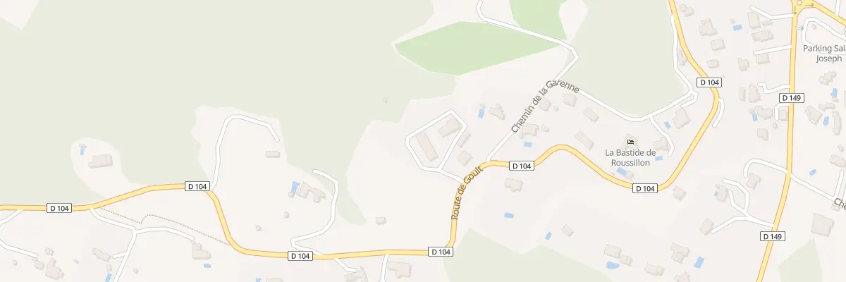 Plan du 710Q Rte de Goult à Roussillon