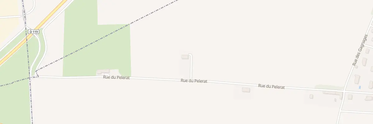 Plan du 40 Rue du Pelerat à Brézins