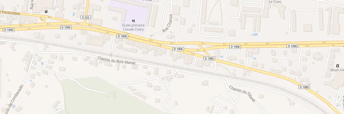 Plan du 64 Rte de Grenoble à Bourgoin-Jallieu