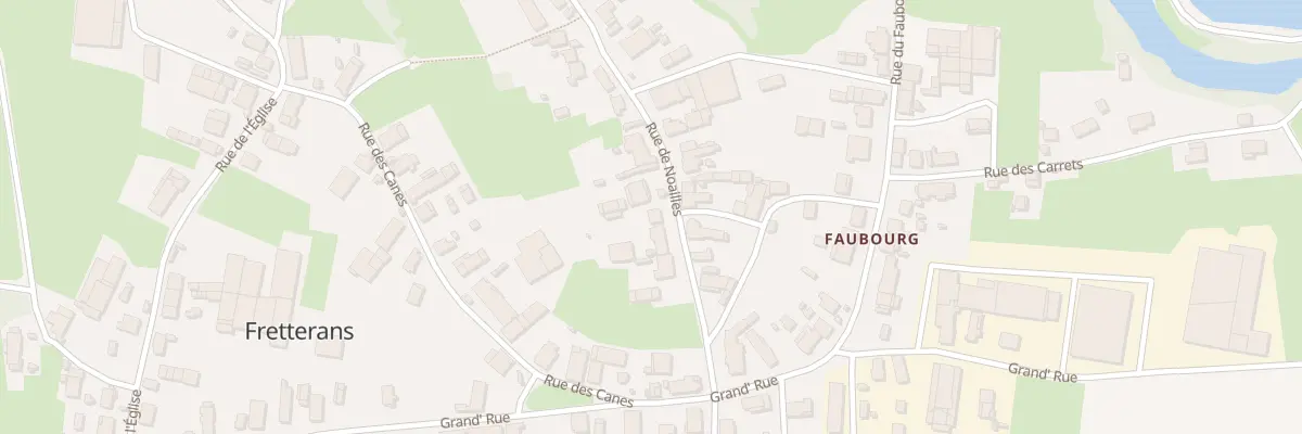Plan du 5 Rue de Noailles à Fretterans