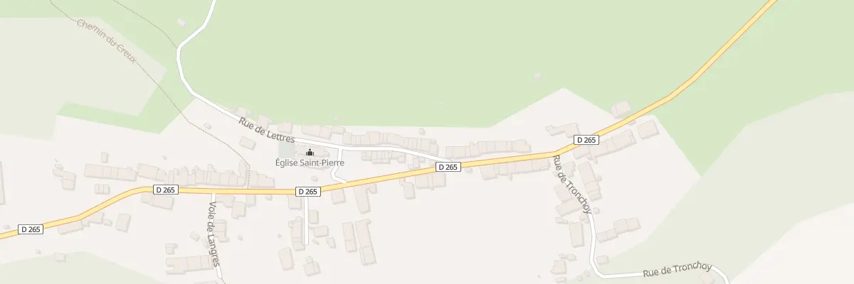 Plan du 6 Rue de Lettres à Thivet