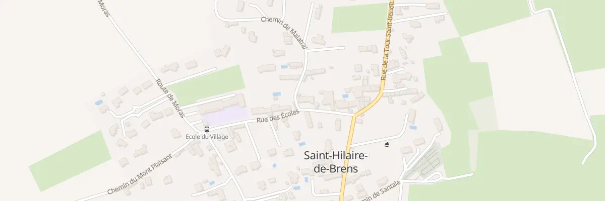 Plan du 84A Rue des Ecoles à Saint-Hilaire-de-Brens