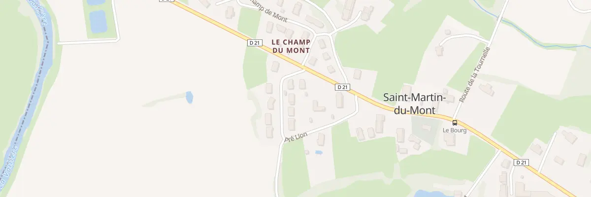 Plan du 9 Pre Lion à Saint-Martin-du-Mont