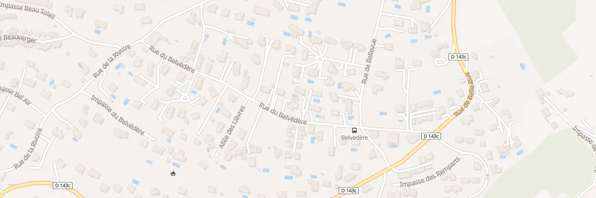 Plan du 21 Rue du Belvédère à Bourgoin-Jallieu
