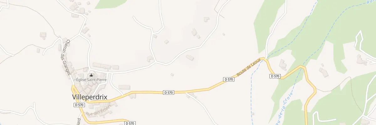 Plan du 5084 La Chaux à Villeperdrix