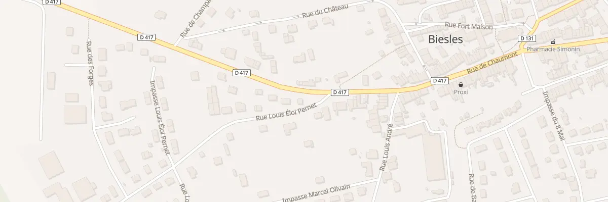 Plan du 2 Rue Louis Eloi Pernet à Biesles