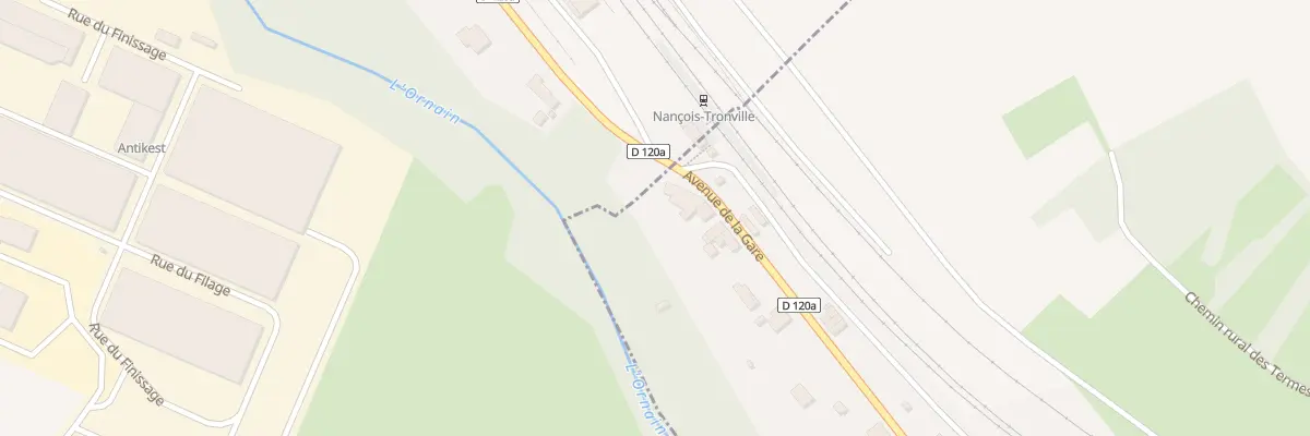 Plan du 35 Av de la Gare à Nançois-sur-Ornain