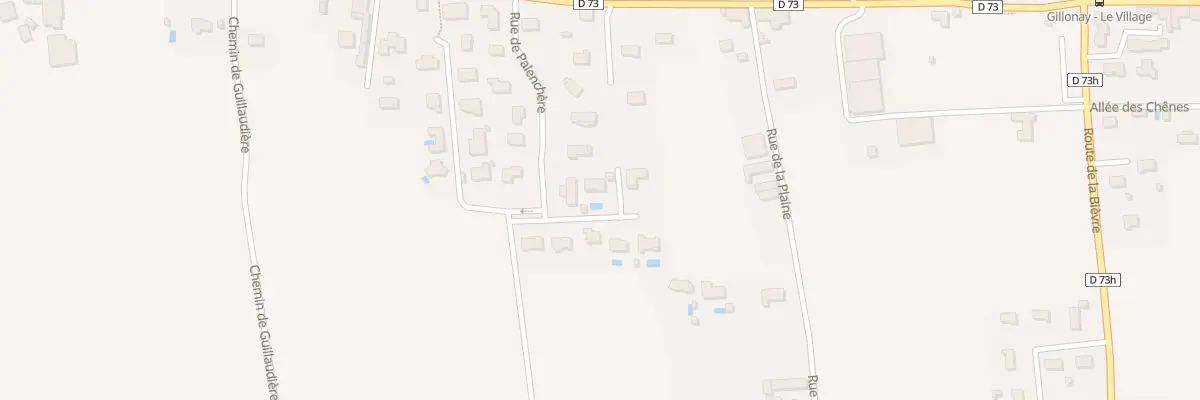 Plan du 255 Rue de Palenchere à Gillonnay