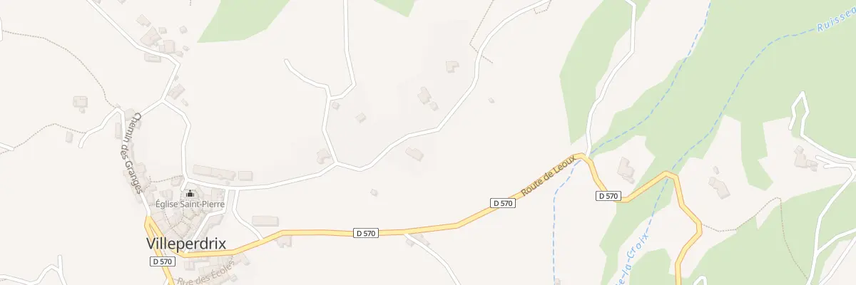 Plan du 5137 La Chaux à Villeperdrix