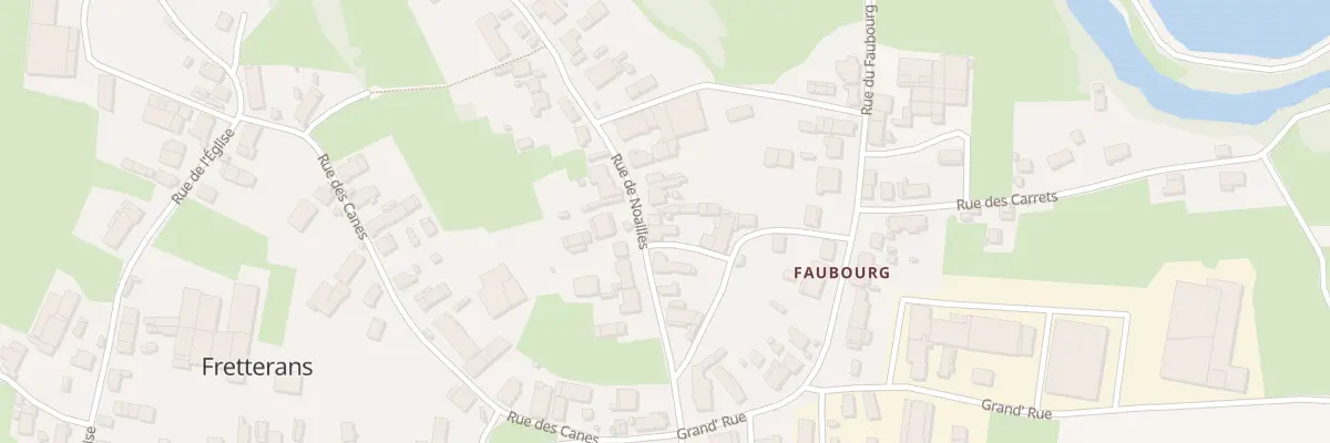 Plan du 8B Rue de Noailles à Fretterans