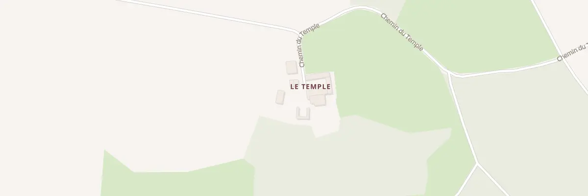Plan du 1038 Che du Temple à Druillat