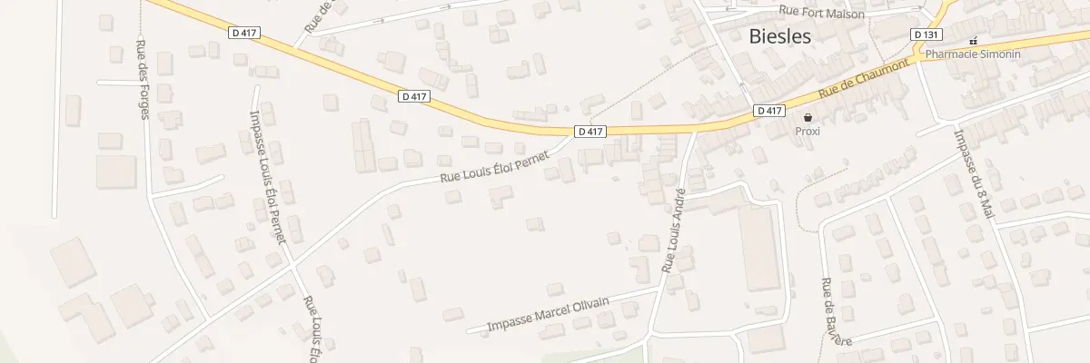 Plan du 1 Rue Louis Eloi Pernet à Biesles