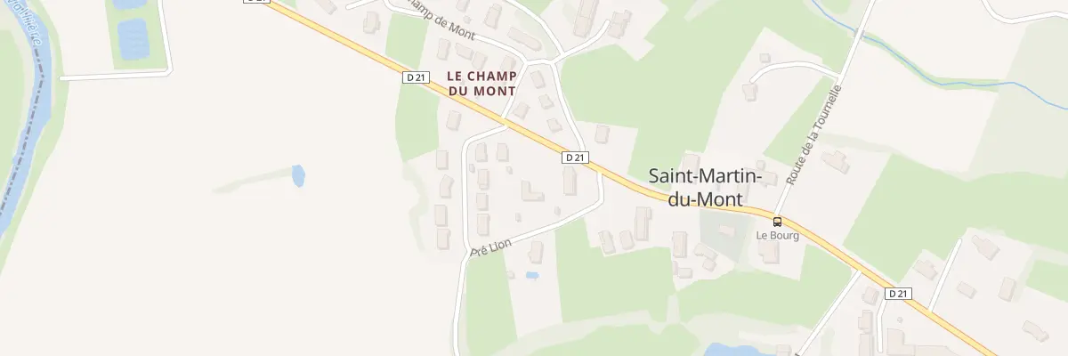 Plan du 3 Pre Lion à Saint-Martin-du-Mont