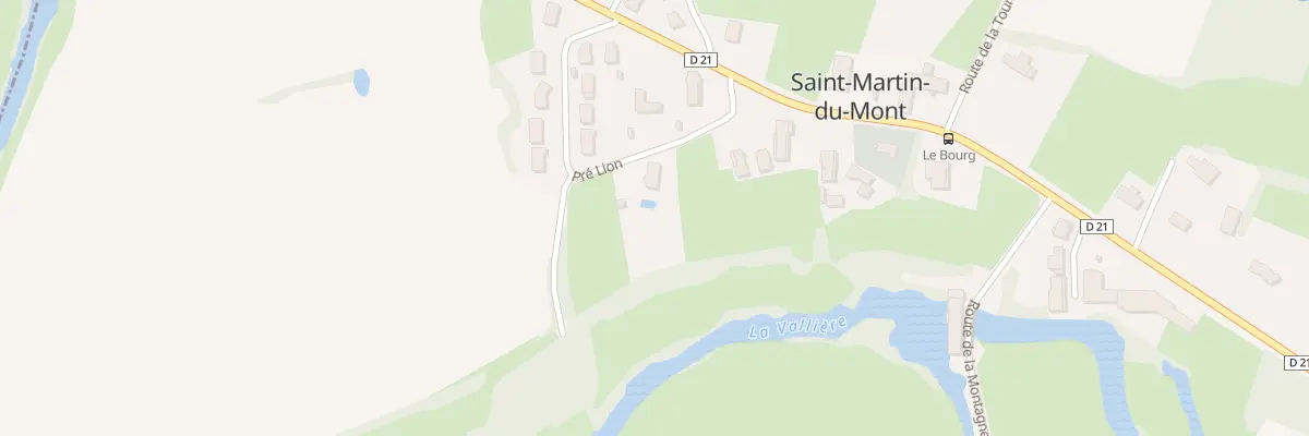 Plan du 4 Pre Lion à Saint-Martin-du-Mont