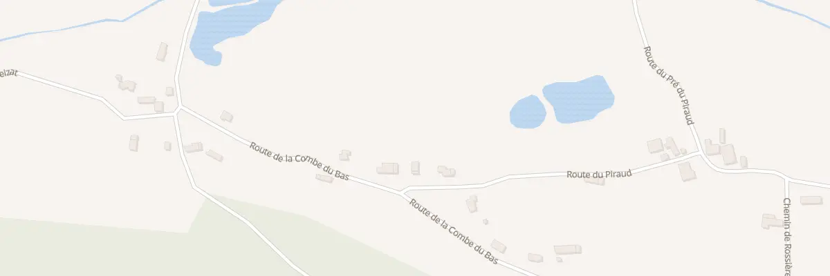 Plan du 25 Rte du Piraud à Saint-Pierre-de-Bressieux
