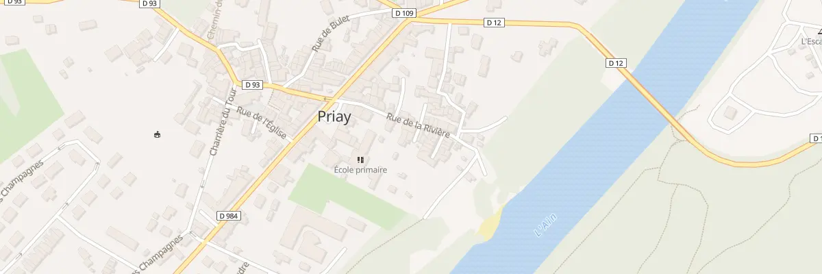Plan du 16 Imp des Perches à Priay