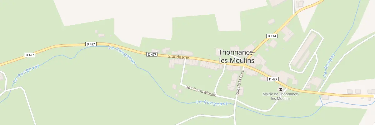 Plan du 8 Rue Grande Rue à Thonnance-les-Moulins