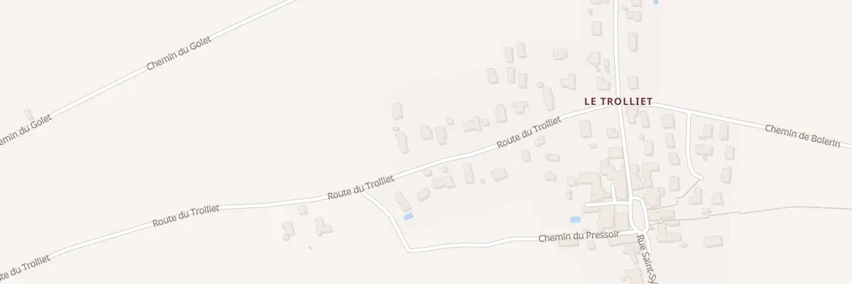 Plan du 953 Rte du Trolliet à Sainte-Julie