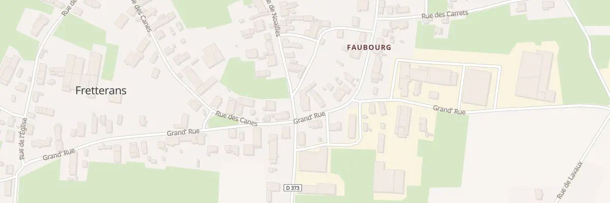 Plan du 19 Gr Grand Rue à Fretterans