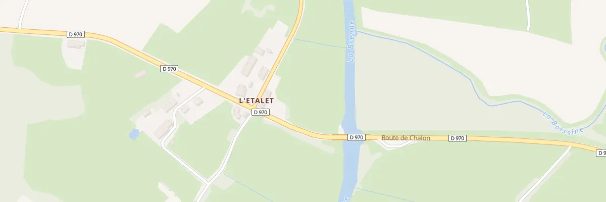 Plan du 2325 Rte de Chalon à Sens-sur-Seille