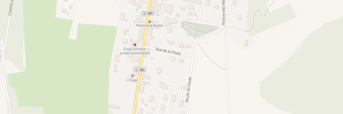 Plan du 96 Rue de la Poste à Champier