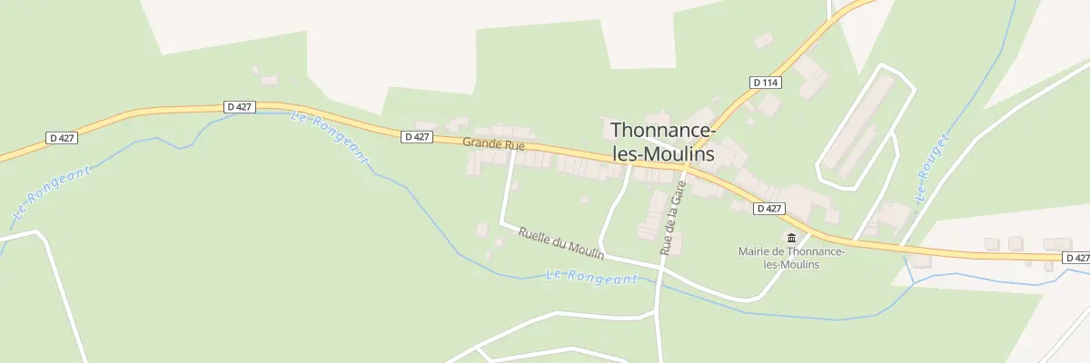 Plan du 12 Rue Grande Rue à Thonnance-les-Moulins