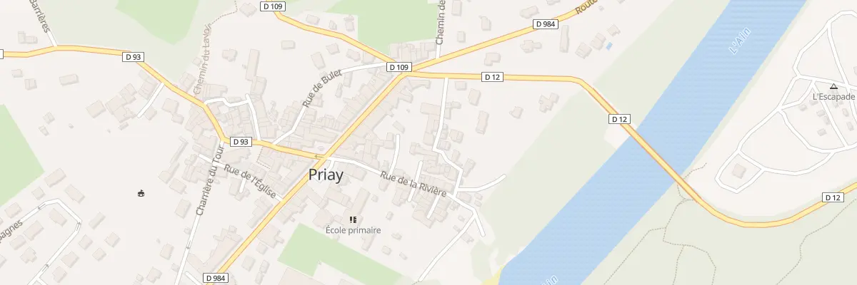 Plan du 80 Che Charriere du Pont à Priay