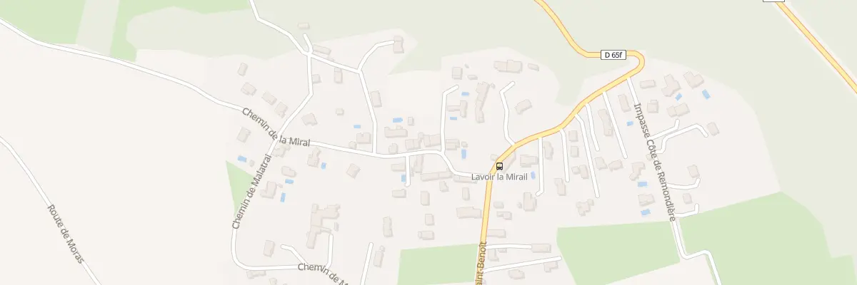 Plan du 86 Che de la Miral à Saint-Hilaire-de-Brens