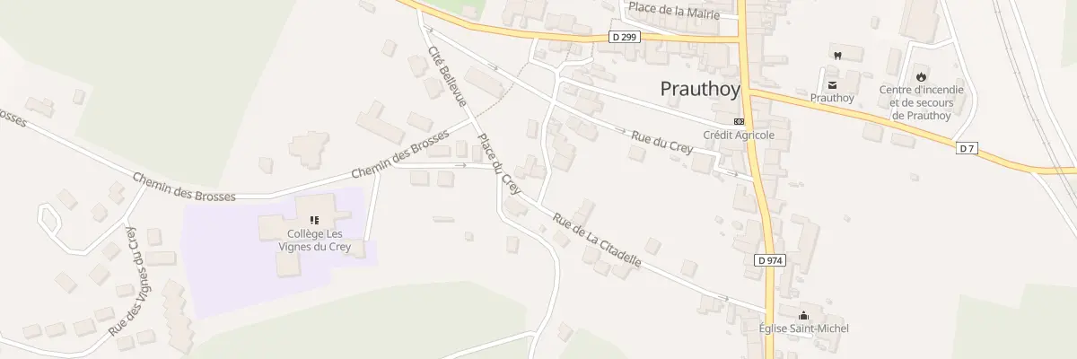 Plan du 7 Pl du Crey au Montsaugeonnais