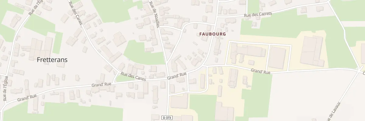 Plan du 21 Gr Grand Rue à Fretterans