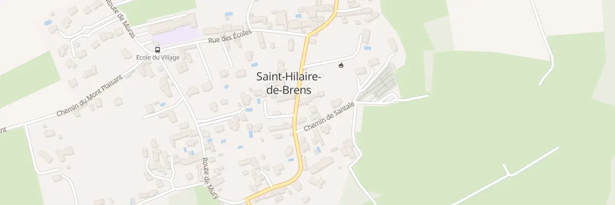 Plan du 121B Rue de la Mairie à Saint-Hilaire-de-Brens