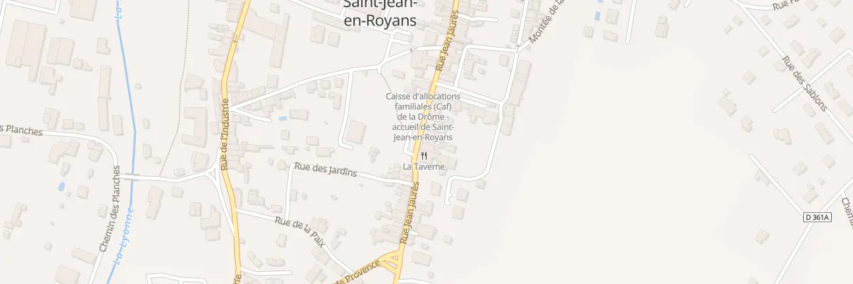 Plan du 101 Rue Jean Jaurès à Saint-Jean-en-Royans