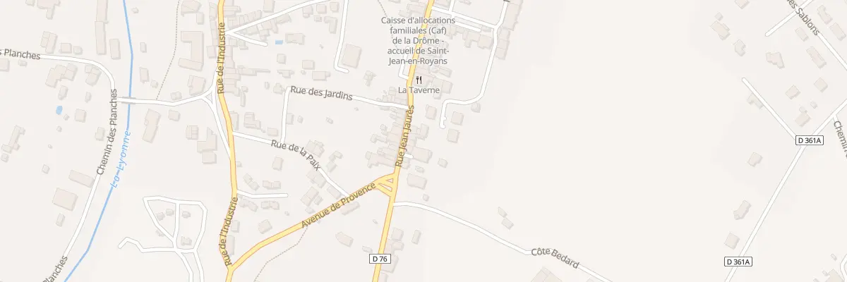 Plan du 117 Rue Jean Jaurès à Saint-Jean-en-Royans