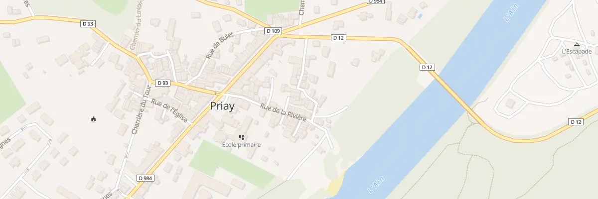 Plan du 100 Che Charriere du Pont à Priay