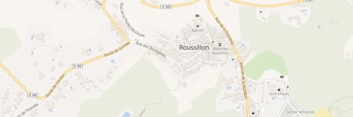 Plan du 204 Rue des Bourgades à Roussillon